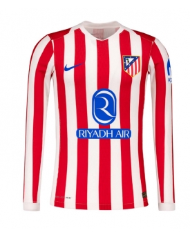 Atletico Madrid Maglia Gara Casa Repliche 2025-26 Maniche Lunghe